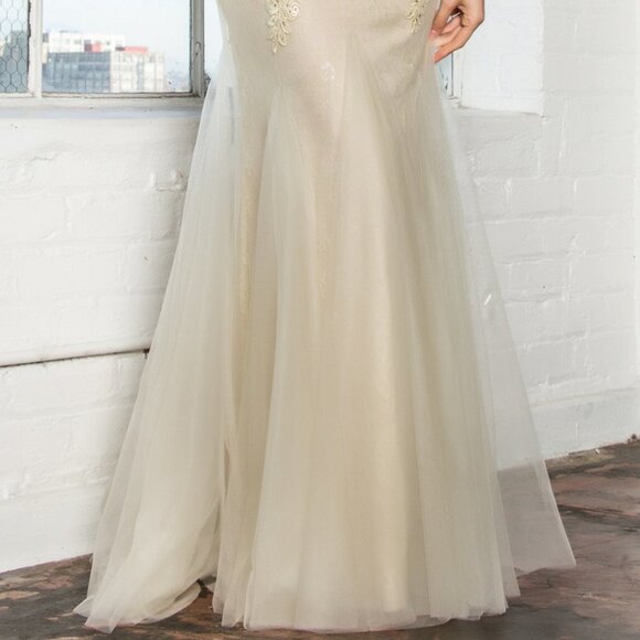 Halter Neck Sequined Mermaid Dress GSGL2243 - Picture 3 of 6